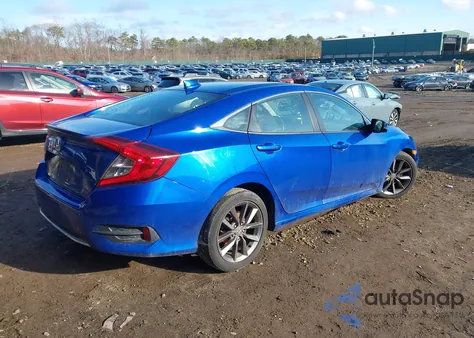 2021 Honda Civic Ex z USA, uszkodzony, nr VIN 19XFC1F3XME200096